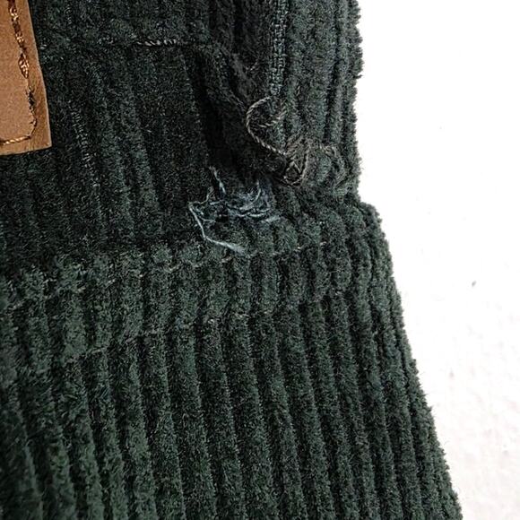 Motel Rocks Corduroy Bootleg Jeans in Cord Forest Green Size Medium 8/30 - Picture 9 of 12